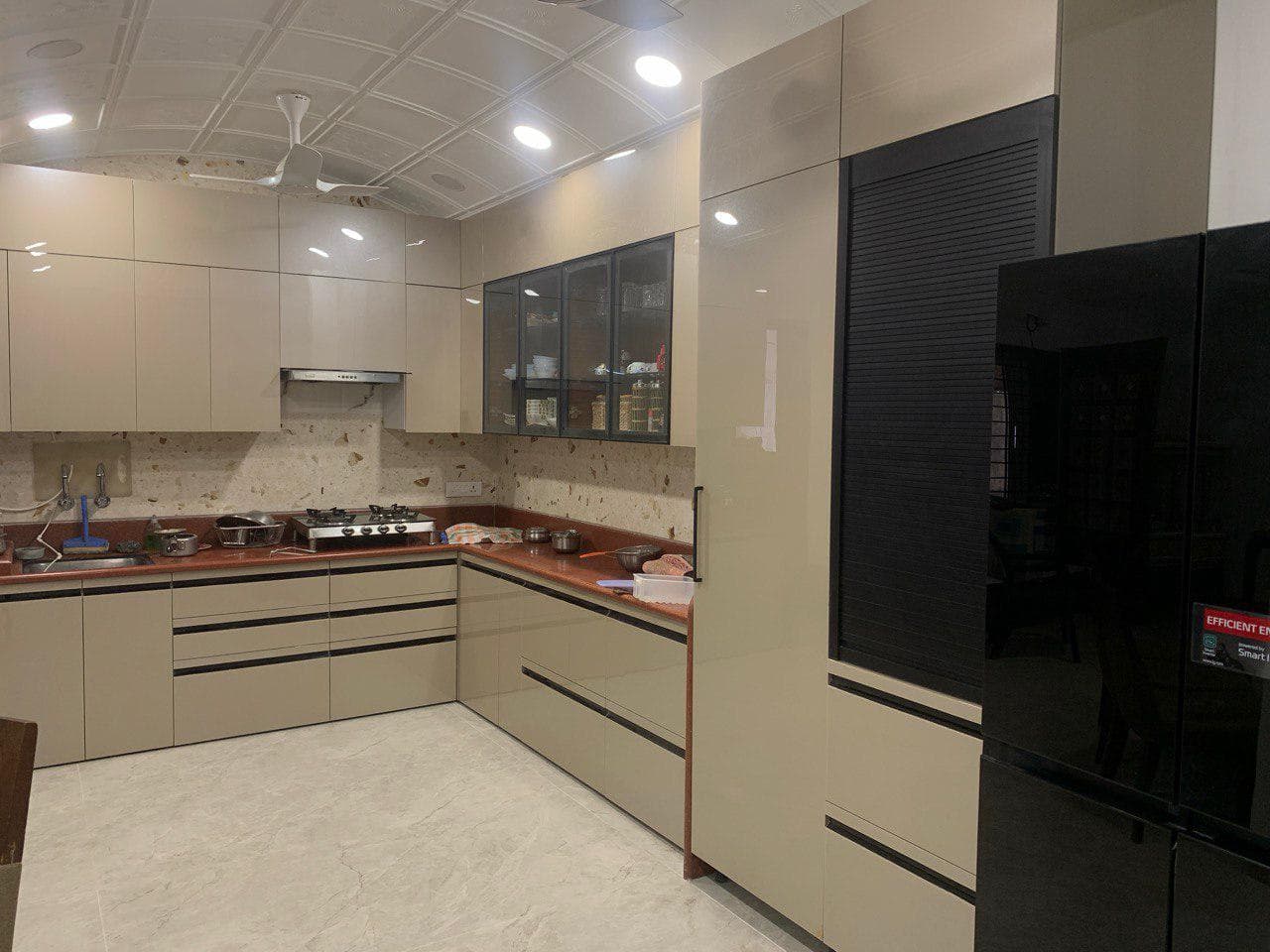 Kitchen design close-up
